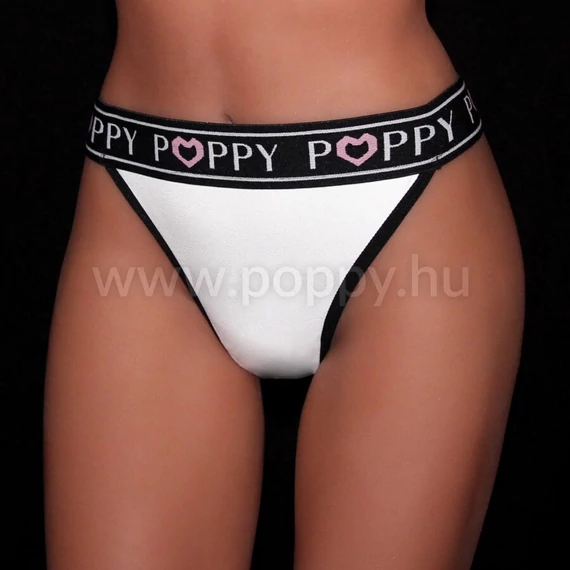 Poppy Sporty Tanga Fehér